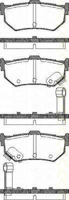 Комплект тормозных колодок, дисковый тормоз
