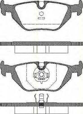 Комплект тормозных колодок, дисковый тормоз
