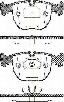 Комплект тормозных колодок, дисковый тормоз