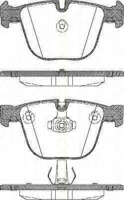 Комплект тормозных колодок, дисковый тормоз