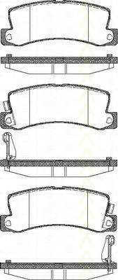 Комплект тормозных колодок, дисковый тормоз
