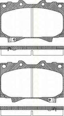 Комплект тормозных колодок, дисковый тормоз