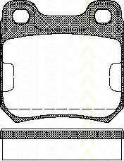 Комплект тормозных колодок, дисковый тормоз