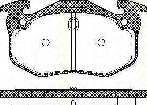 Комплект тормозных колодок, дисковый тормоз