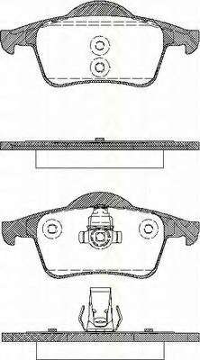 Комплект тормозных колодок, дисковый тормоз