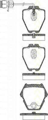 Комплект тормозных колодок, дисковый тормоз