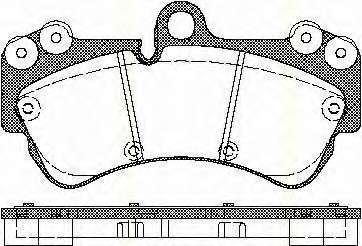 Комплект тормозных колодок, дисковый тормоз