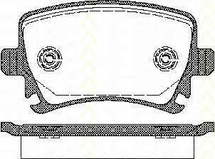 Комплект тормозных колодок, дисковый тормоз