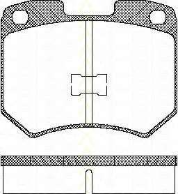 Комплект тормозных колодок, дисковый тормоз