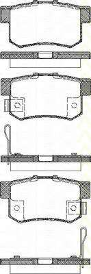 Комплект тормозных колодок, дисковый тормоз