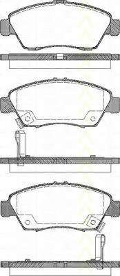 Комплект тормозных колодок, дисковый тормоз