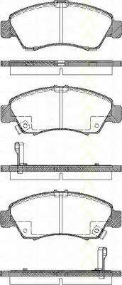 Комплект тормозных колодок, дисковый тормоз