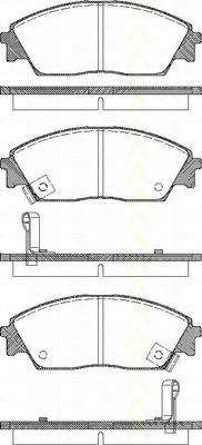 Комплект тормозных колодок, дисковый тормоз
