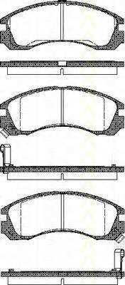 Комплект тормозных колодок, дисковый тормоз