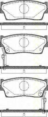 Комплект тормозных колодок, дисковый тормоз