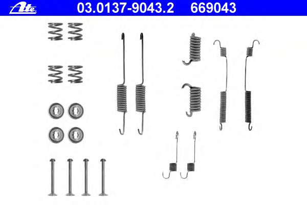 Комплектующие, тормозная колодка