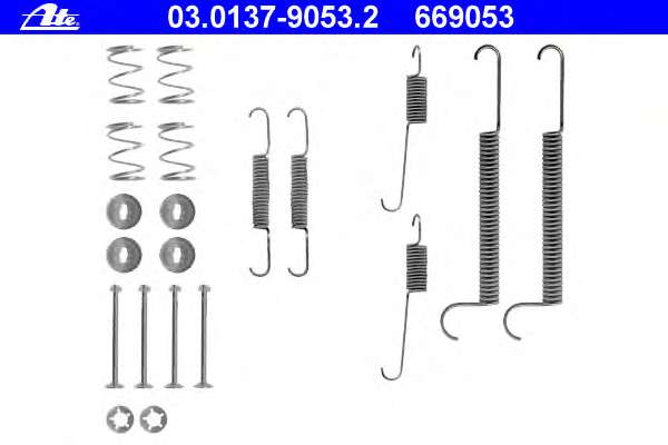 Комплектующие, тормозная колодка