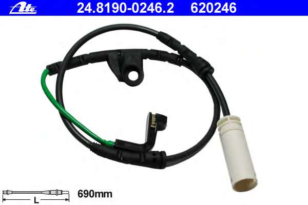 Сигнализатор, износ тормозных колодок