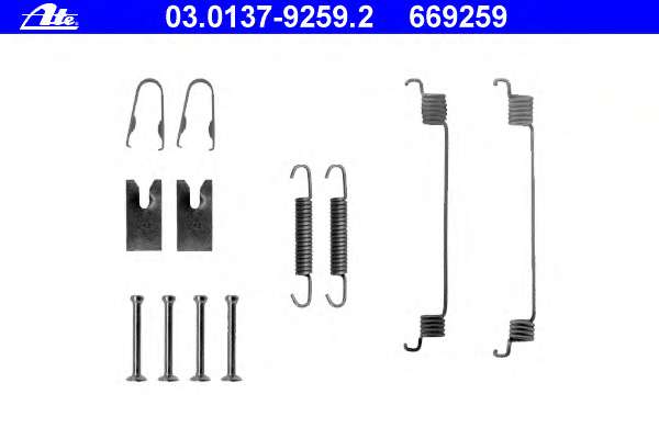 Комплектующие, тормозная колодка