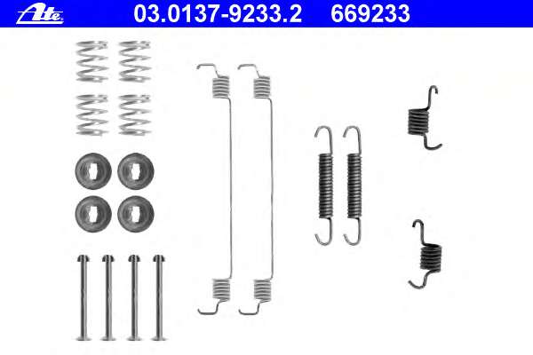 Комплектующие, тормозная колодка