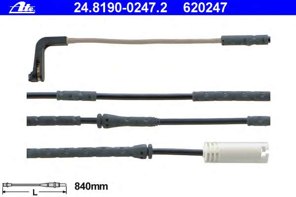 Сигнализатор, износ тормозных колодок