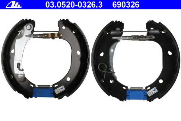 Колодки тормозные (задние) Fiat Ducato 02- (барабанные)