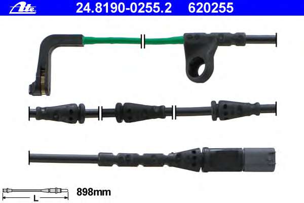 Сигнализатор, износ тормозных колодок