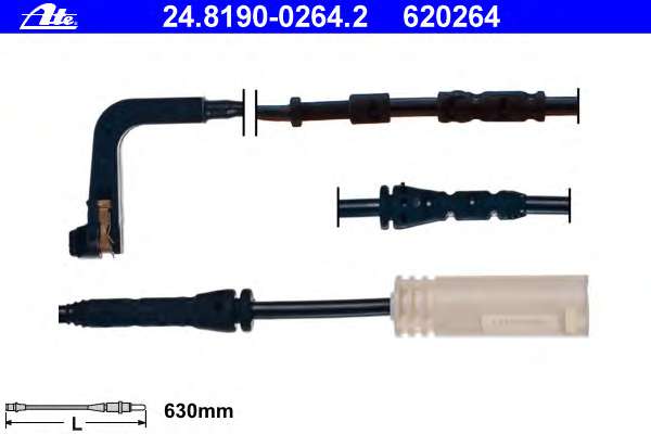 Датчик износа тормозных колодок (передних) BMW 1 (E81/E82/E87/E88)/3 (E90/E91) 04-13 (630mm)