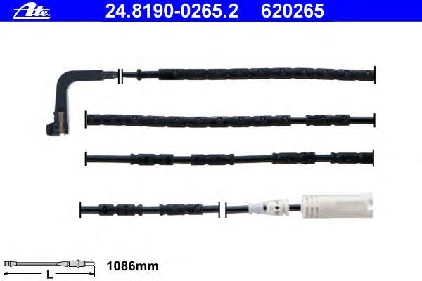 Датчик износа тормозных колодок (задних) BMW 3 (E90/E91/E92) 03-12 (L=1086mm)