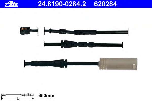 Датчик износа тормозных колодок (передних) BMW 1 (E81/82)/ 3 (E90-93) 04-11 (L=650mm)