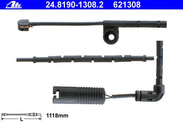 Сигнализатор, износ тормозных колодок