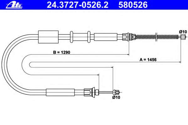 Трос, стояночная тормозная система