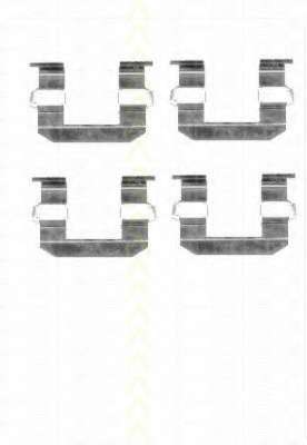 Комплектующие, колодки дискового тормоза