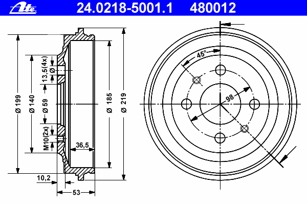 Тормозной барабан