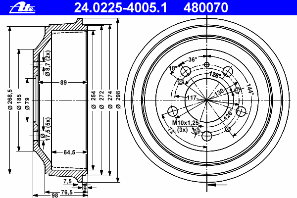 Тормозной барабан