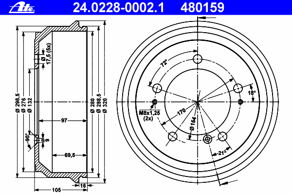 Тормозной барабан