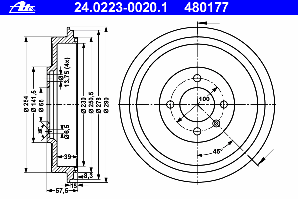 Тормозной барабан