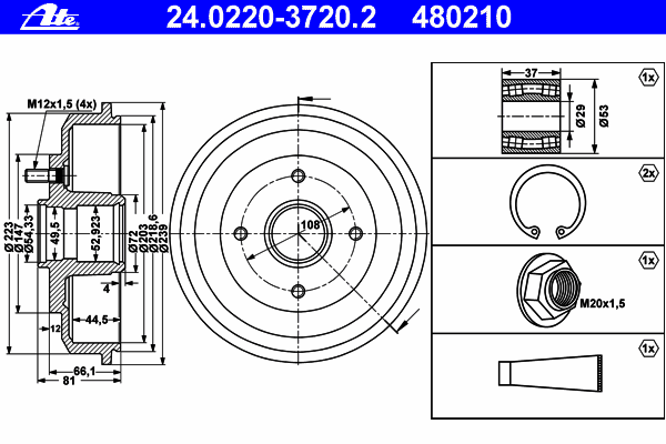 Тормозной барабан