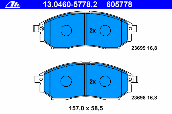 Колодки тормозные (передние) Renault Koleos 08-/Nissan Qashqai 07-14/Pathfinder/NP300 05- (Sumitomo)