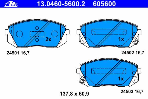 Колодки тормозные (передние) Hyundai Tucson 15-/ I40 11-/ IX35 10-/ Kia Sportage 04- (Sumitomo)