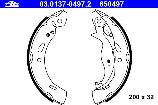 Комплект тормозных колодок