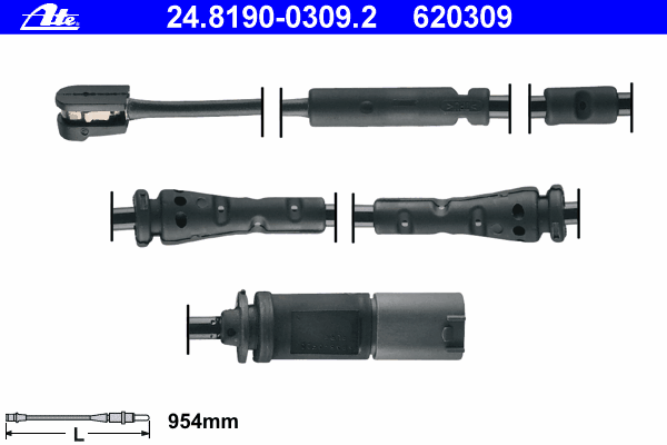 Датчик износа тормозных колодок (передних) BMW X3 (F25) 10-17/X4 (F26) 14-18 (L=954mm)