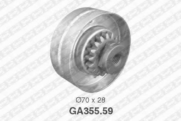 Натяжной ролик, поликлиновой  ремень