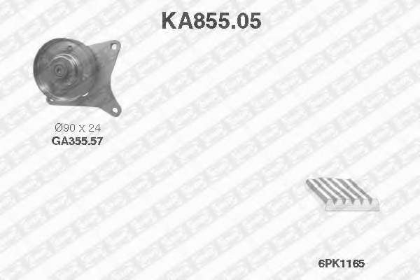 Поликлиновой ременный комплект