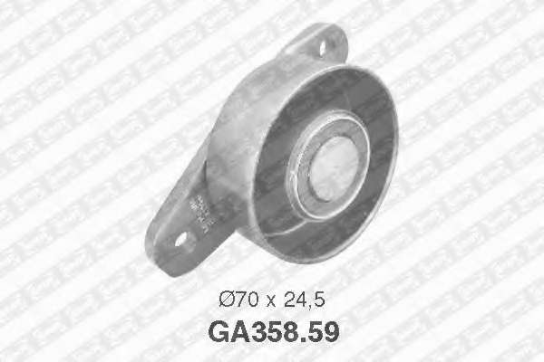 Паразитный / ведущий ролик, поликлиновой ремень