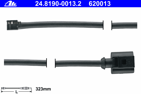 Датчик износа тормозных колодок (передних) VW Touareg 3.0-4.2 10-18