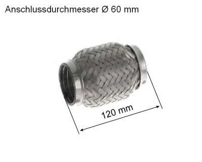 Гофрированная труба, выхлопная система. Гофрированная труба, выхлопная система