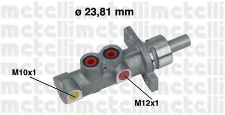 Цилиндр тормозной (главный) Citroen Berlingo 96-11/Xsara 97-05/Peugeot 306 93-02/Partner 96-15(+ABS)