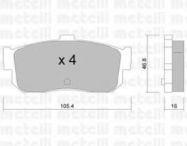 Комплект тормозных колодок, дисковый тормоз