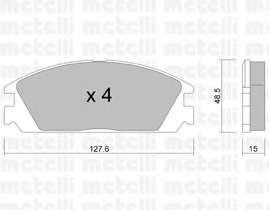 Комплект тормозных колодок, дисковый тормоз